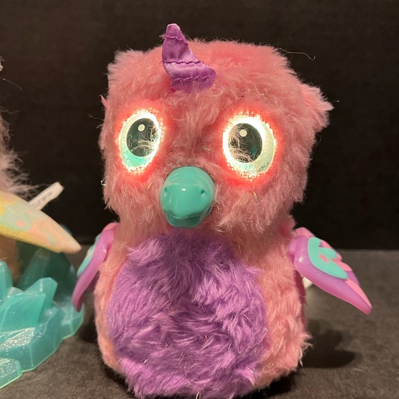 HATCHIMAL INTERACTIVE TOY Spinmaster TESTED LOT Unicorn Mystery Bird Plush - Picture 4 of 11